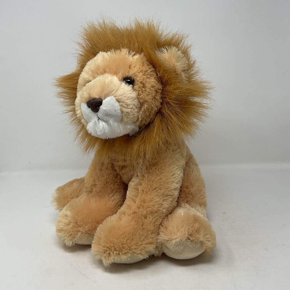 Aurora Lion Plush Stuffed Animal Toy Tan Brown Mane Soft